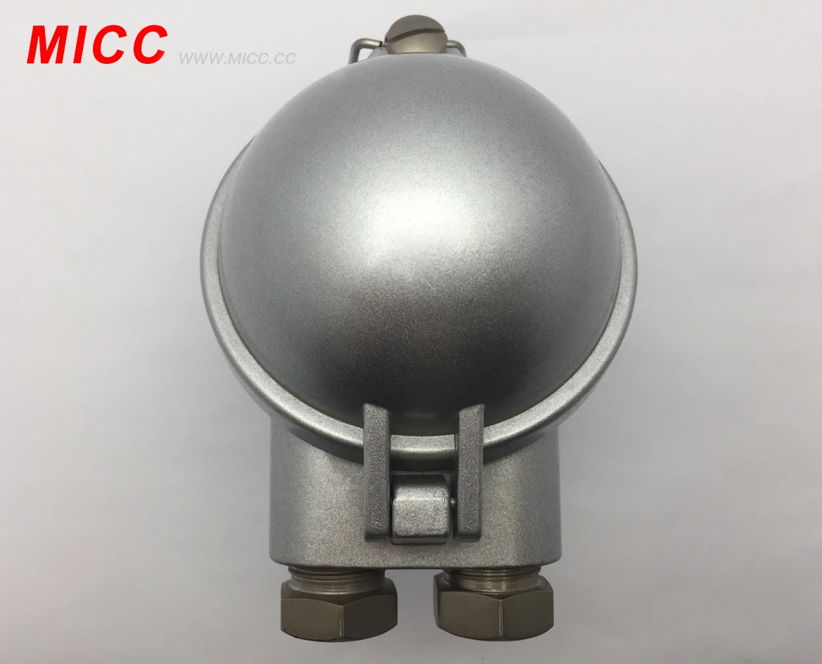 MICC DAAD Thermocouple Head ACD12 aluminium 390g Color available: silvery, yellow, red, blue, black, etc.