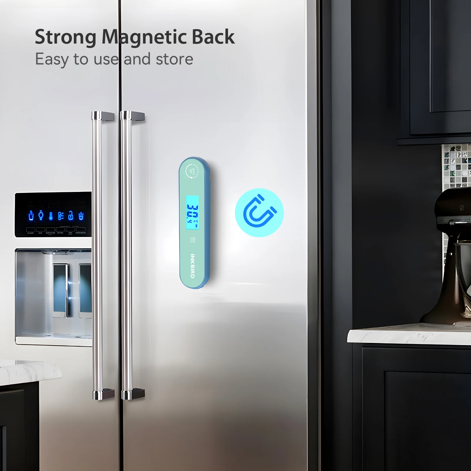 INKBIRD IHT-1K K type Sensor 1 Second Reading Meat Thermometer for Kitchen BBQ