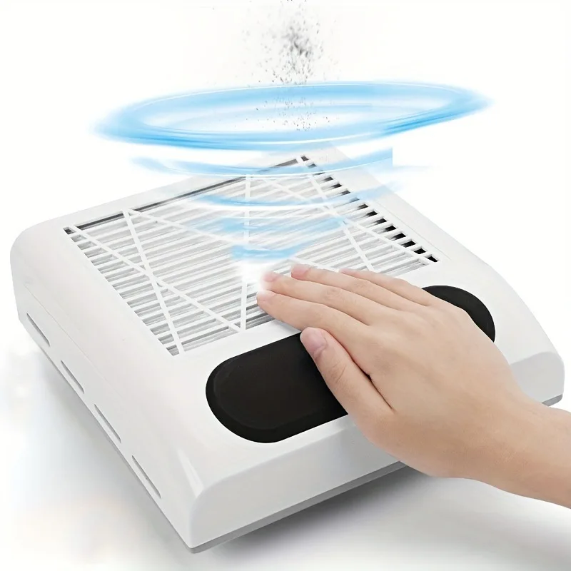 Professional Hot Sale  High Strong Power Nail Vacuum Cleaner 80w Manicure Nail Art Dust Collector Vacuum For Nail Salon