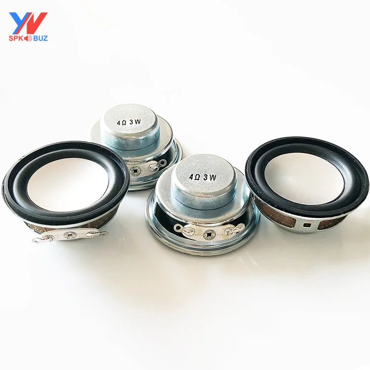 YUENENG round 40*21.5mm 4 ohm 3w full range micro dynamic multimedia speaker for audio