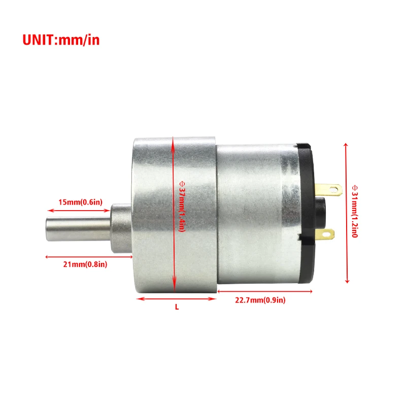 JGB37-520 с ультратонкой оправой 37 мм коробка передач 520 переменного тока постоянного тока мотор-редуктор Silent Высокая мощность Электрический мотор-редуктор для 1590 1000 530 333 178 110 76 60 37 20 12 об/мин