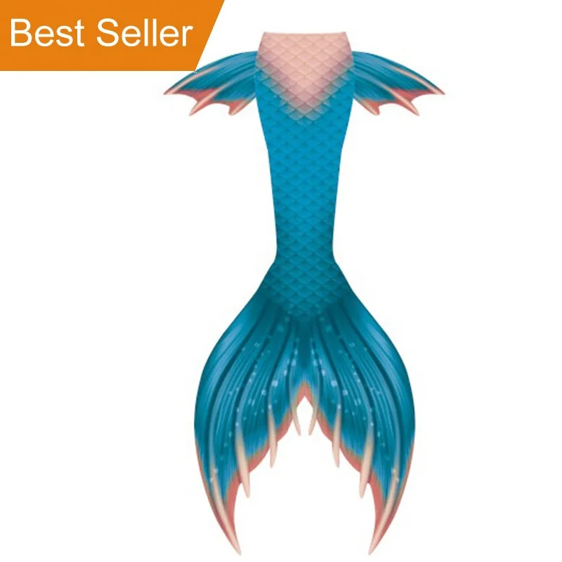 Customized Size Mermaid Long Tail Swimsuit Custom Diving Mermaid Cosplay Costume Swimsuit