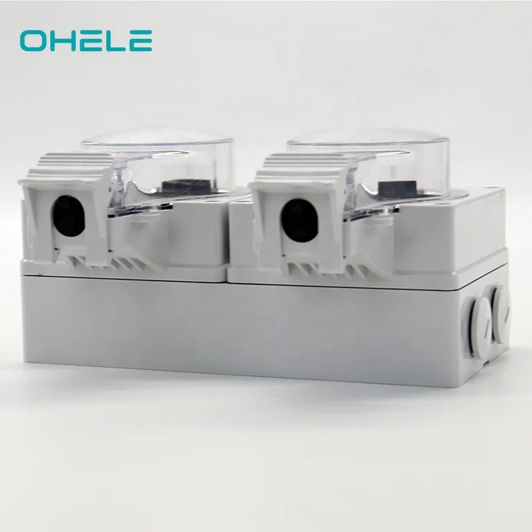 UK type IP66 waterproof wall switch and socket
