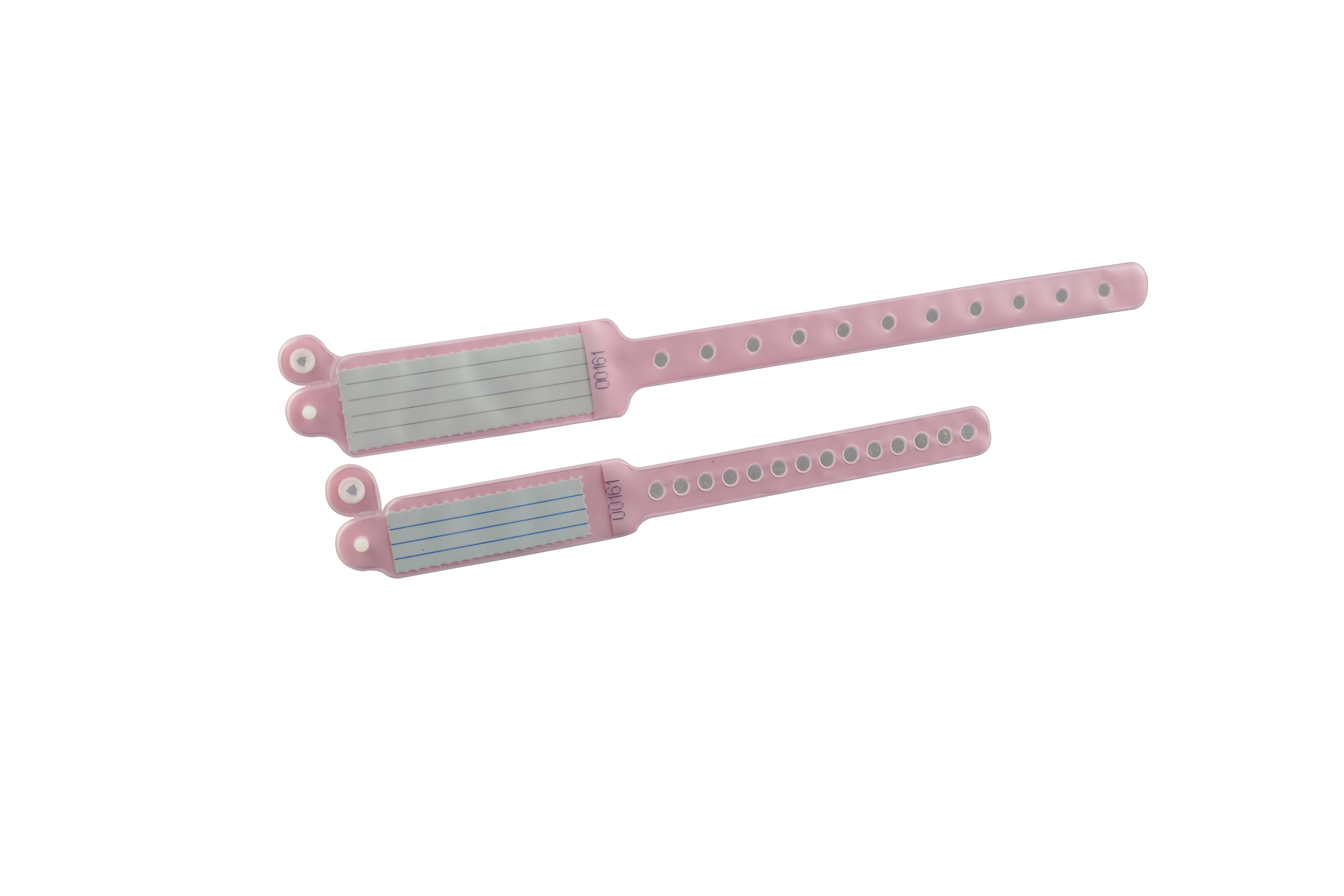 Waterproof Soft Plastic Medical Patient Id Band PVC Material Mother Baby Card Medical Wristbands for Hospital