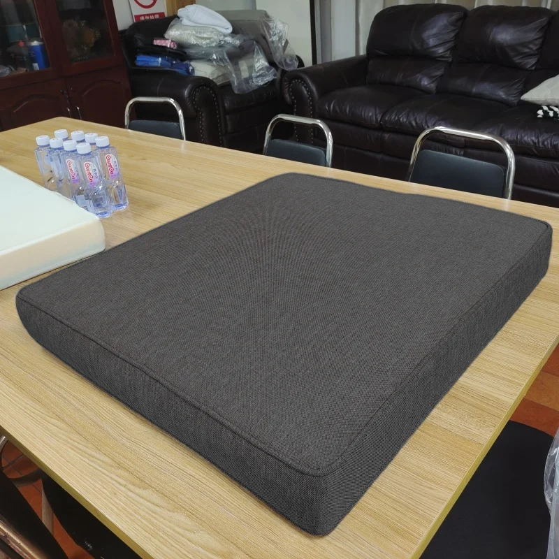 Customizable Waterproof Outdoor Furniture Cushions Soft Sustainable Lumbar Pillows & Seat Cushions Foam Rectangle Quilted CN