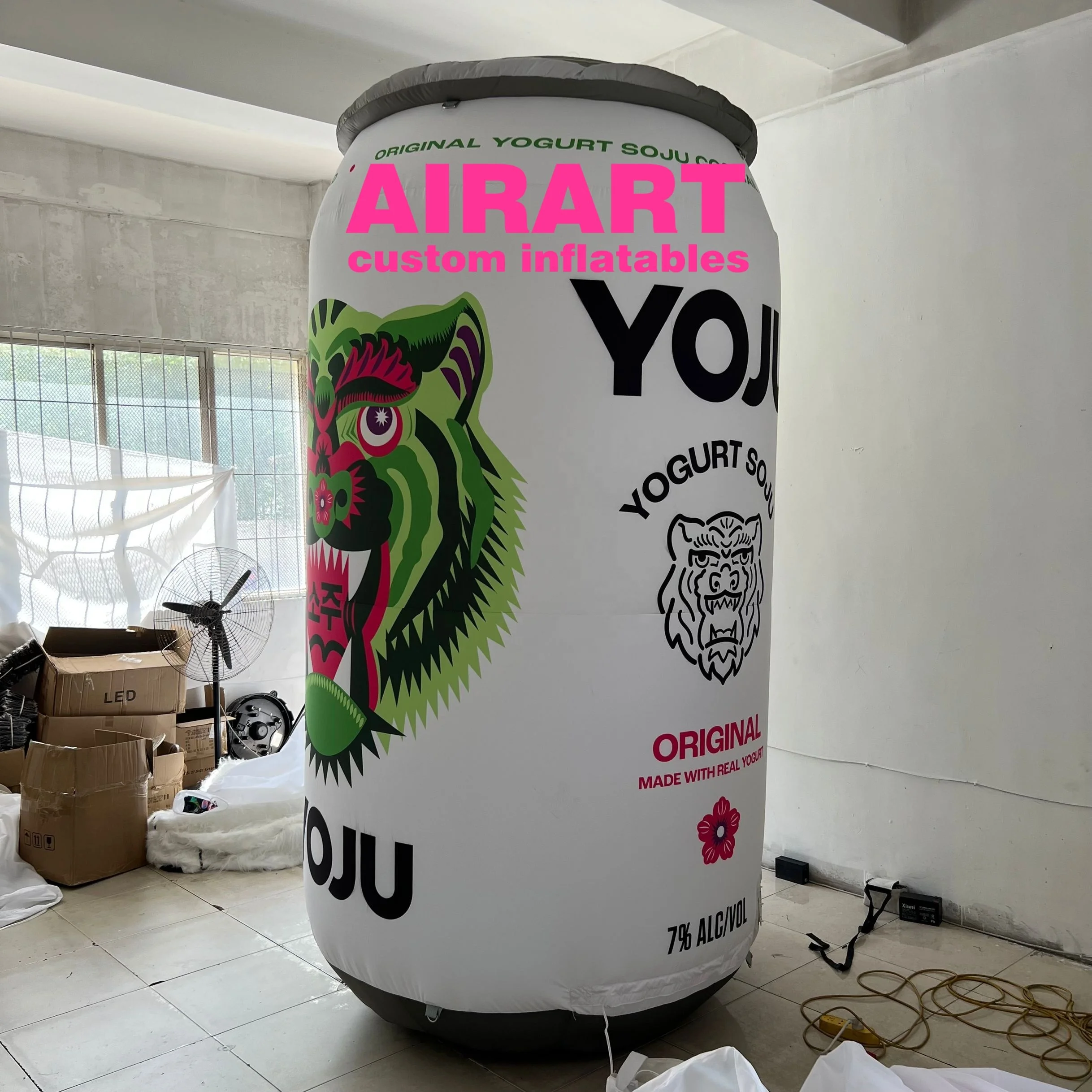 Inflatable ziptop can inflatable pop can inflatable drink can
