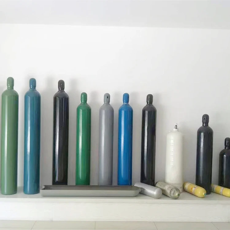 WGII-229-30-20A Seamless Steel Gas Cylinders Competitive Price 30L 40L 47L  Oxygen Nitrogen Argon CO2 30L 40L 47L