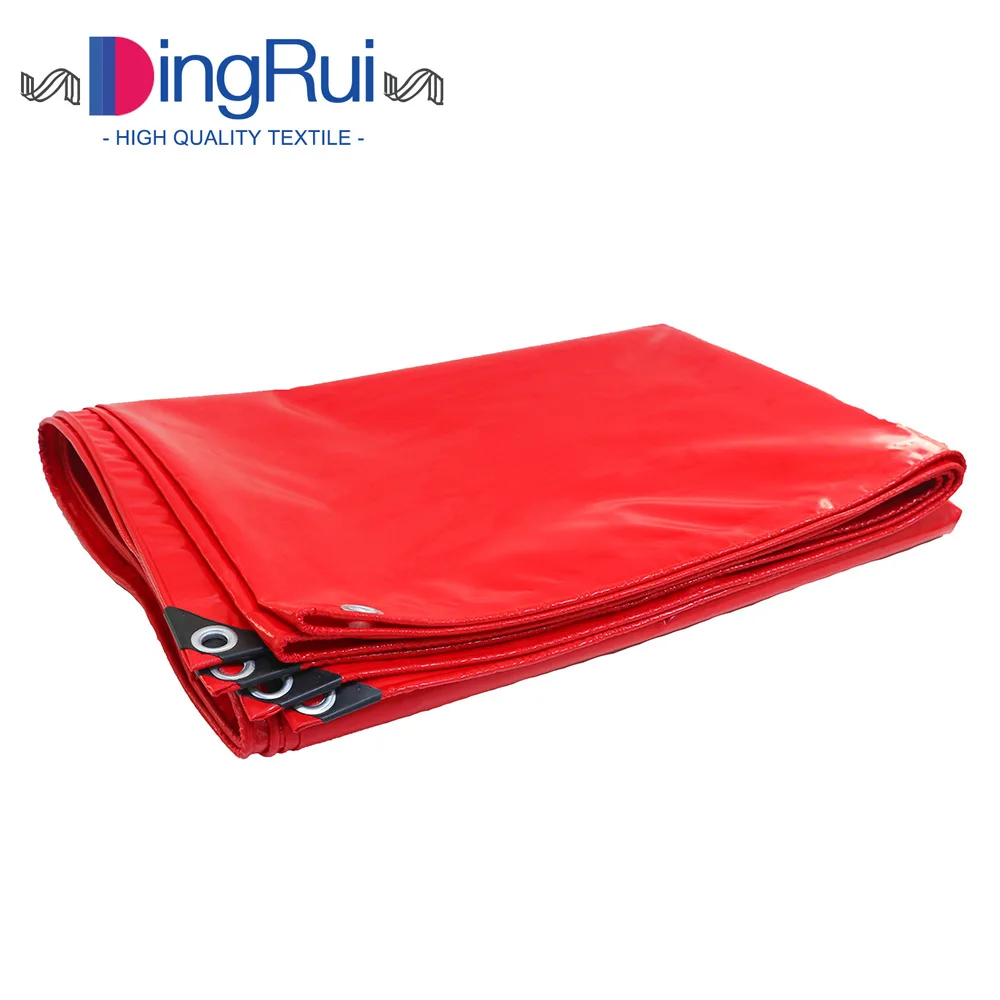 PVC  tarpaulin clip mesh matte composite fabric waterproof and moisture-proof sports goods tent fabric