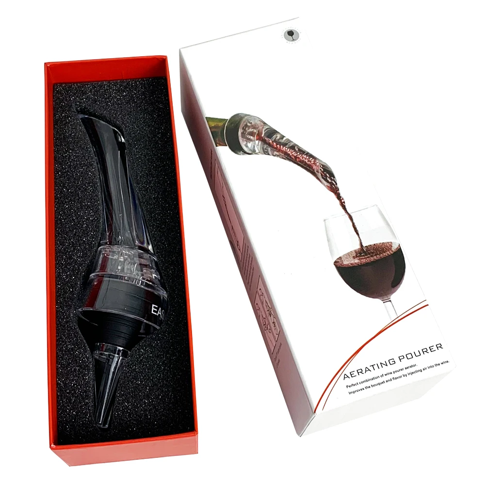
Hot Sales Red Wine Bottle Pourer Air Aerator Portable Decanter Pourer And Quick Decanter Spout Wine Aerator Pourer 