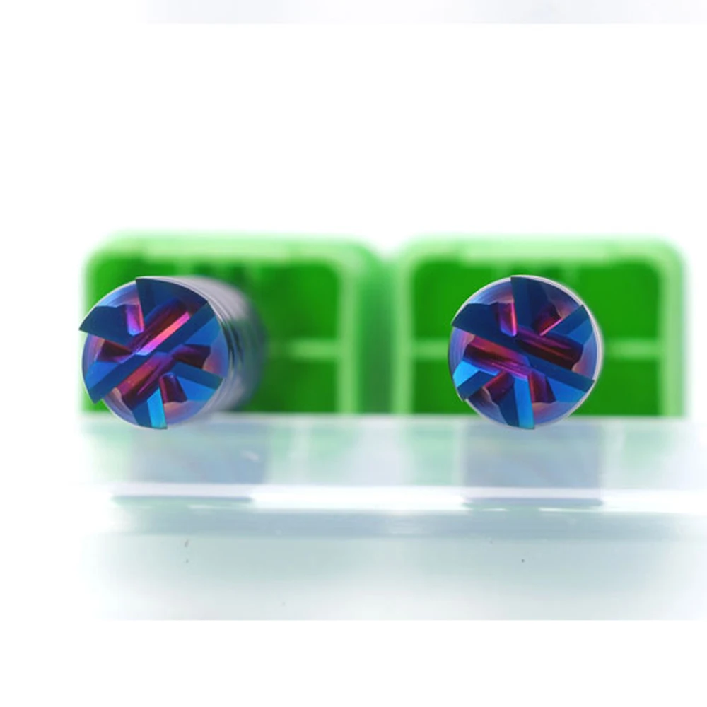 HRC65 CNC Square Flat 6flute Carbide Endmill for Machining Carbide Steel