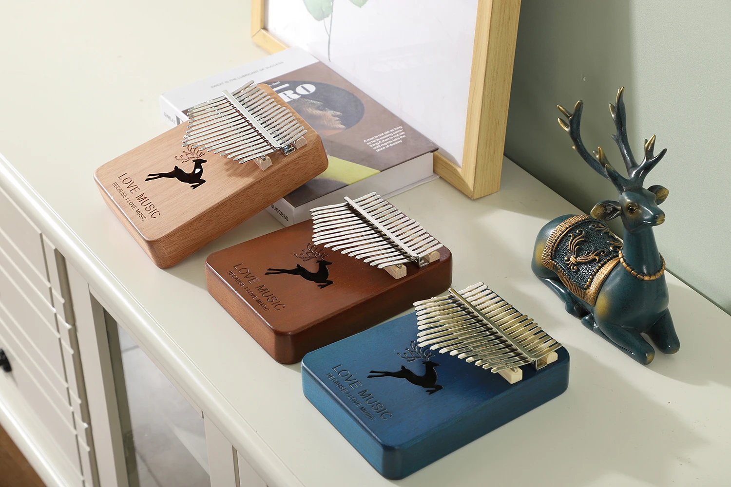 Лидер продаж Деревянное пианино kalimba для начинающих 17 клавиш