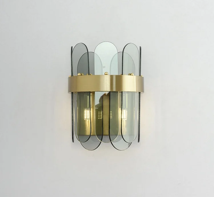 Postmodern Simple and Light Luxury Wall Lamp Hallway Living room TV Background Wall Creative Nordic Wind Bedside Wall Lamp