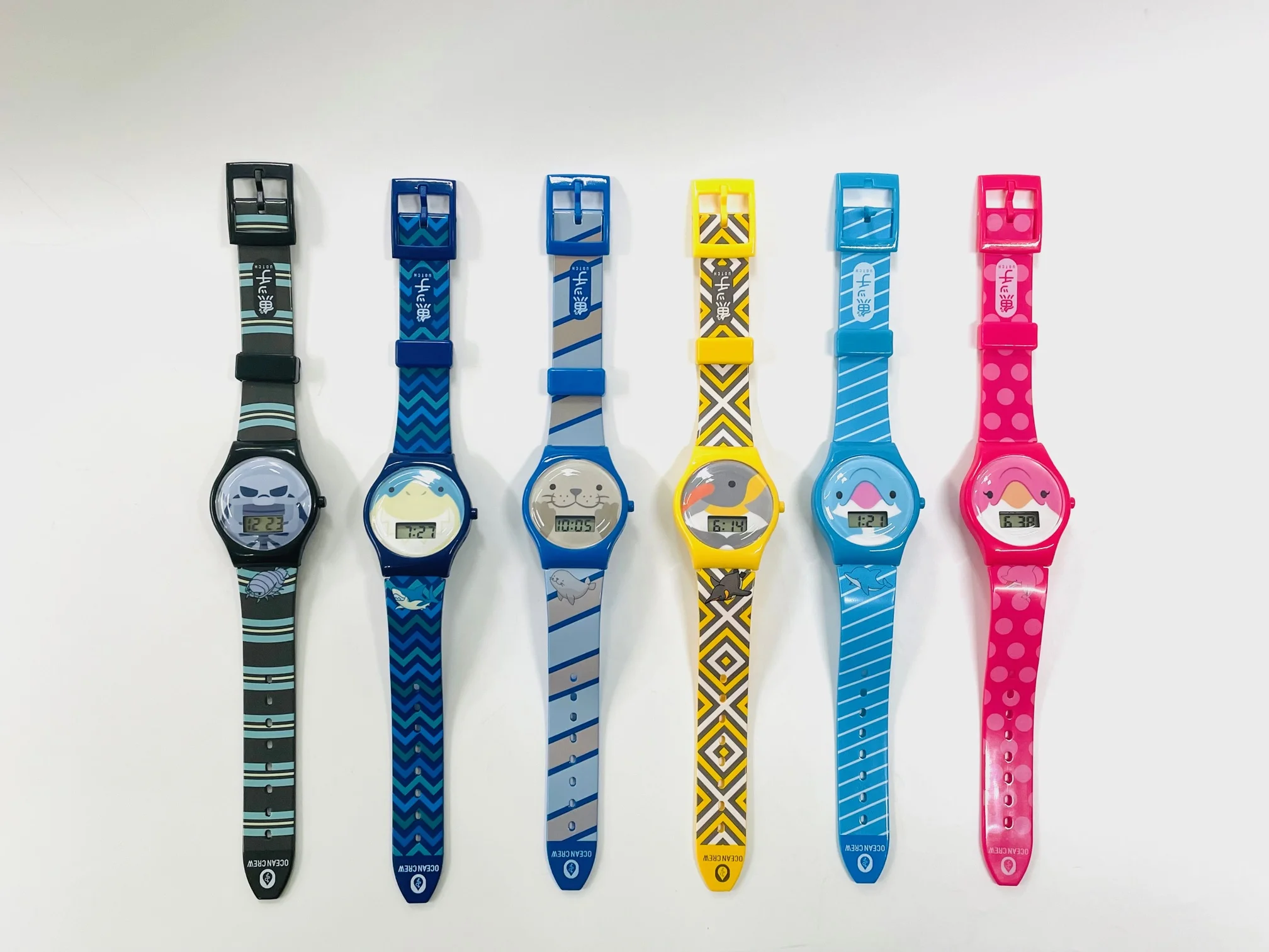 Cute designs affordable children digital wrist watches parts