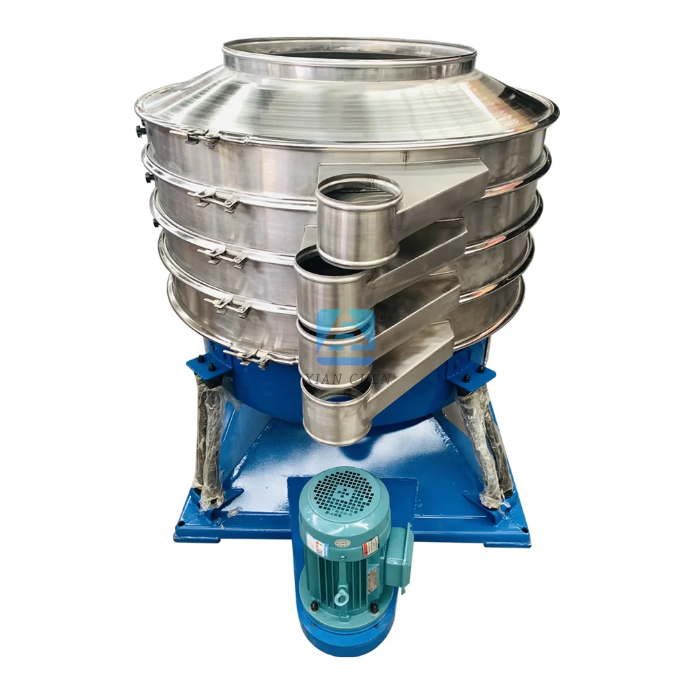 Henan Xinxiang XCYB1200 Food grade sand sublimation Rotary tumbler vibrating screen sifter vibro swing sieve screener machine