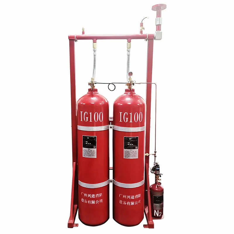 80L 90L Volume Cylinder IG100 Inert Gas Fire Suppression System