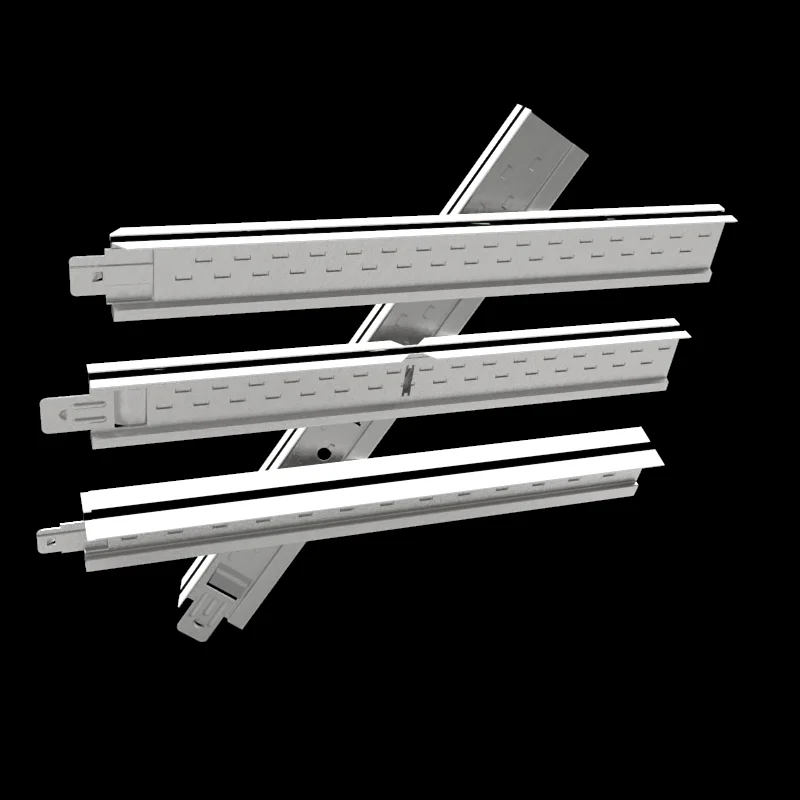 Фабрика, высокое качество, строительный гипсокартон, окрашенный оцинкованный шнековый канальный стальной 15 мм паз, Потолочная решетка с Т-образной решеткой