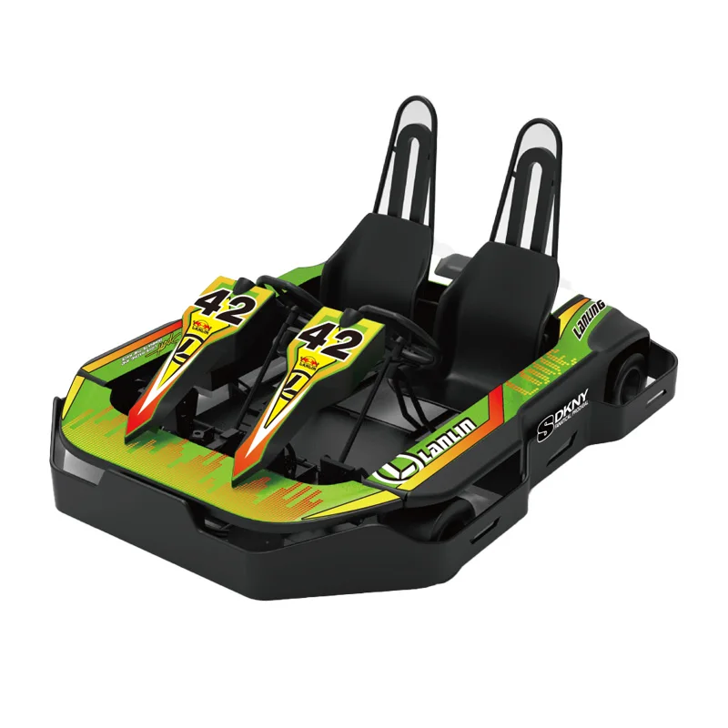 Высокая скорость 60 км/ч съемный аккумулятор go kart Электрический karting два сиденья для взрослых