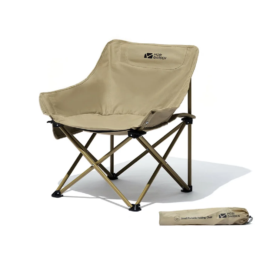 Mobi Garden Camping Folding Chair Moon Chair Comfortable Portable Outdoor Picnic Fishing Large Seat Folding Chair