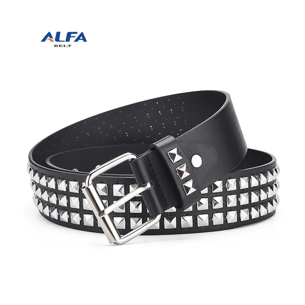 Высококачественная металлическая декоративная пряжка Alfa в стиле панк для джинсов