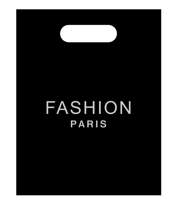 Wholesale Die Cut Handle Eco-Friendly plastic bags for business packaging with logo Shopping Groceries Printing corrugated