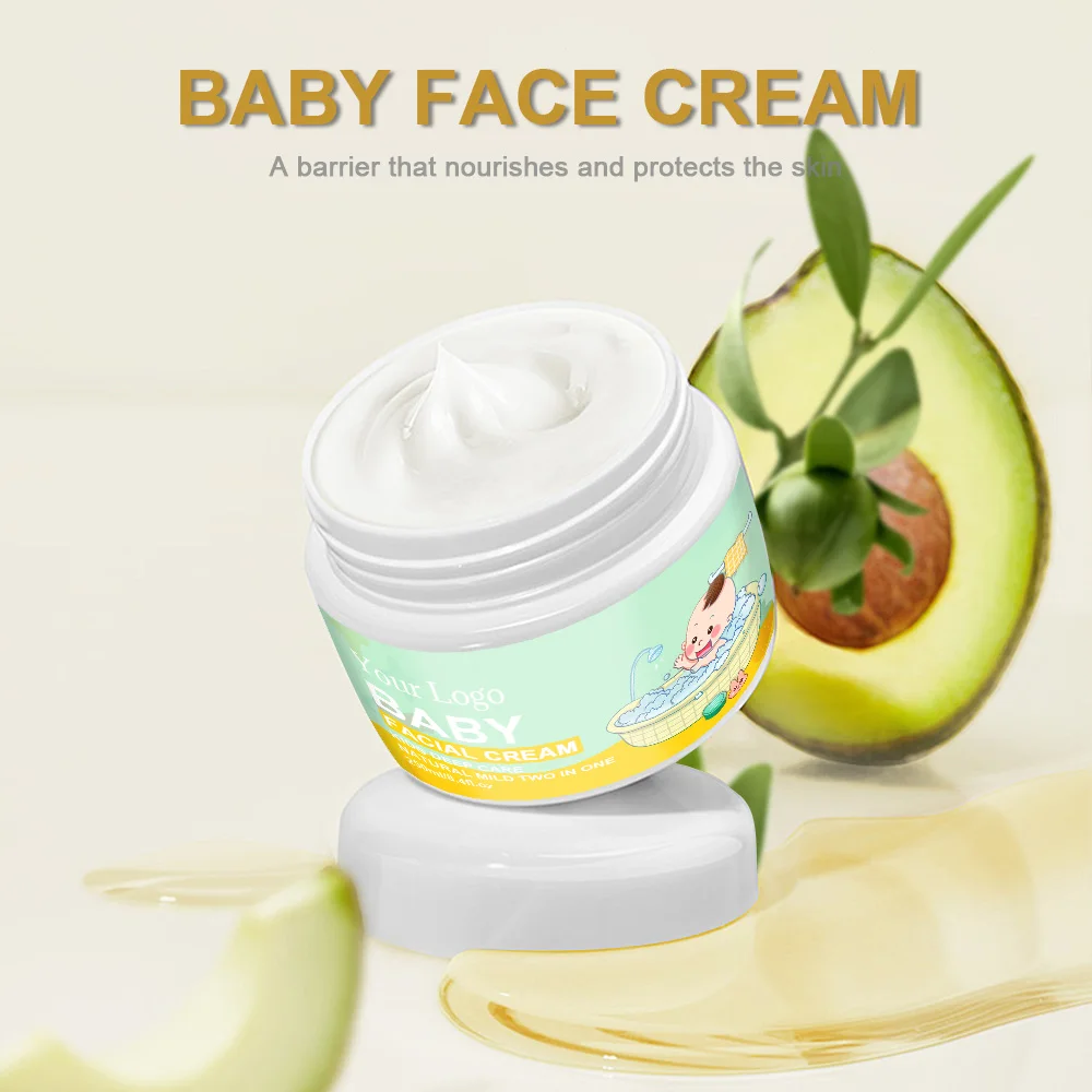 Private Label High quality kids baby bio moisturizer face cream for skin face care