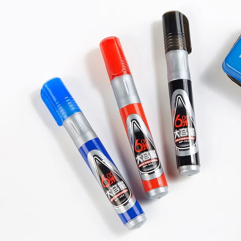 Classic Durable Large-capacity Tricolor Refillable Ink Whiteboard Marker Pen