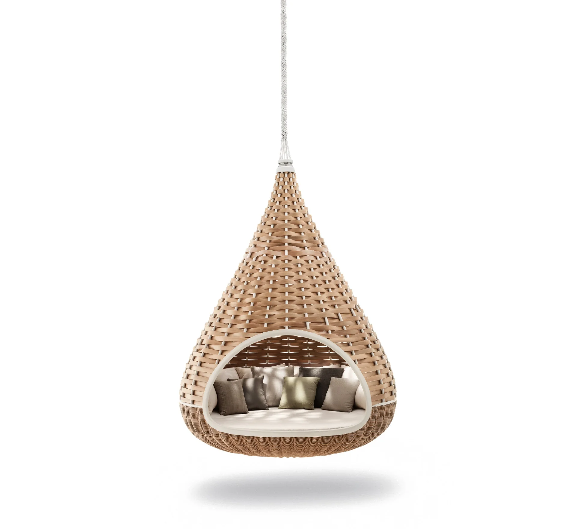 Nordic Fashion Design Garden Furniture Outdoor Hanging Rattan Sofa