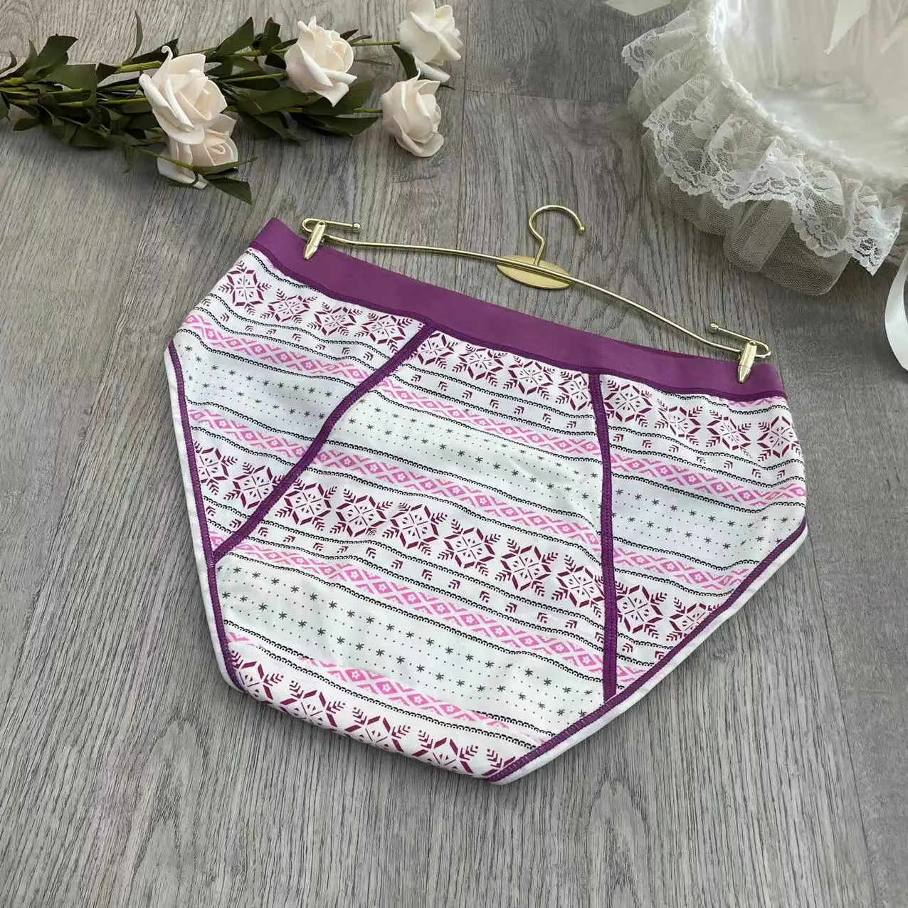 Wholesale Washable 4 layers Eco-friendly Leak Proof Teenagers Menstrual Period Panties Cotton Cute Print Teenage Underwear