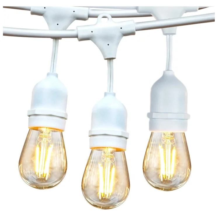 2019 Most Popular Commercial Drop Strand Globe String Lights with Ediston Style Bulbs for Events