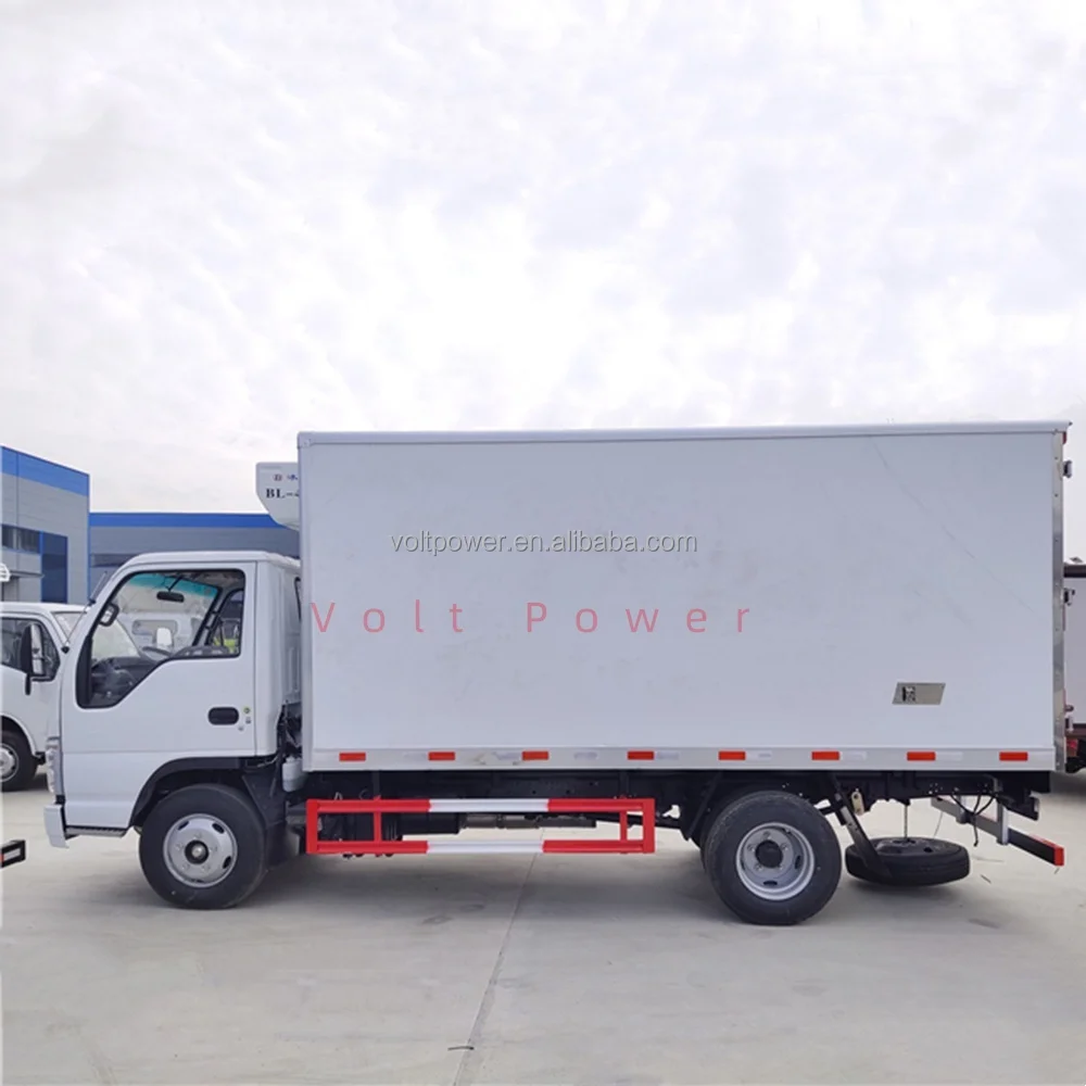 Оптовая продажа рефрижератор 4x2 7T Isuzu грузовик-рефрижератор для перевозки овощей фруктов мороженого рыбы мяса морозильник