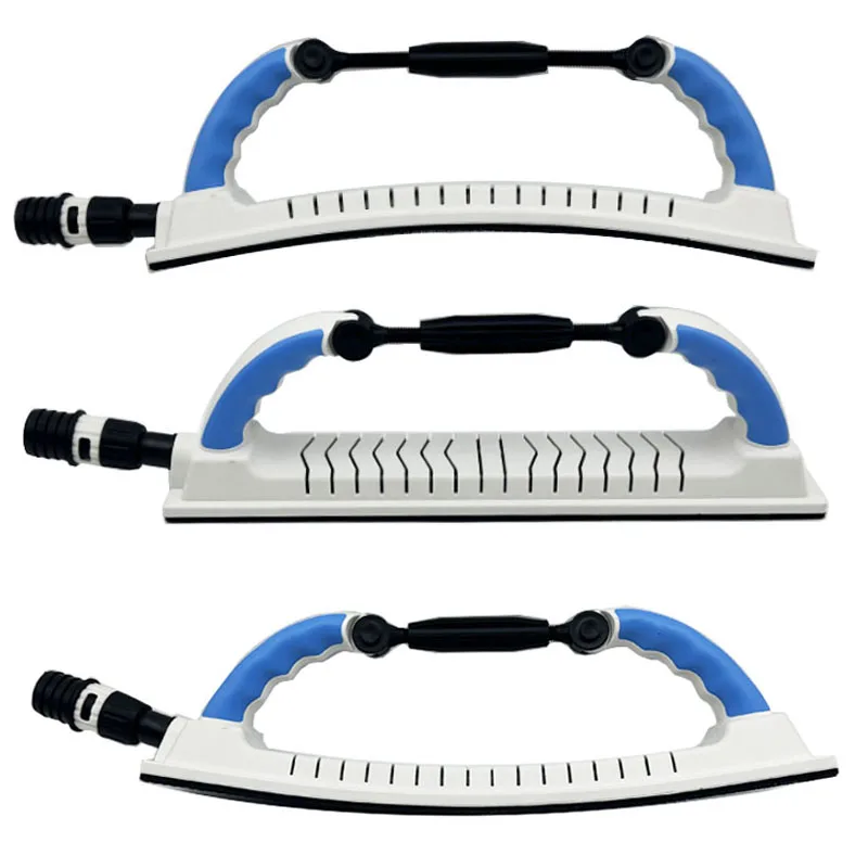 70*400 mm 56 Holes Vacauum Adjustable Curved  Long Board Hand Sanding Hook and Loop Pad for  Auto Body