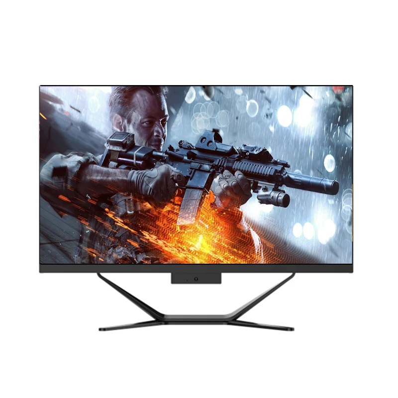 
Cheap Aio I3 I5 I7 All-in-one Barebone Kit Desktop Computer Stand Mini Panel Monoblock All In One PC 