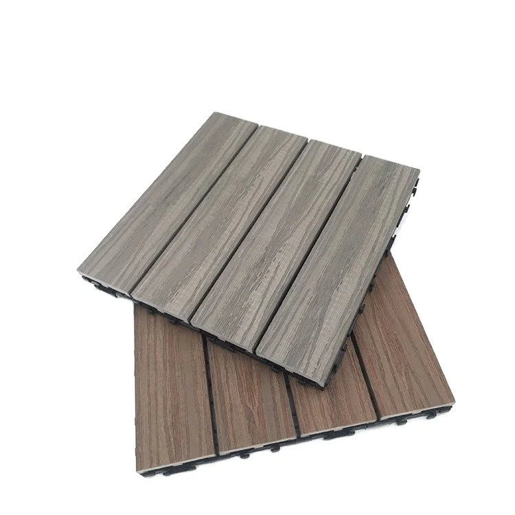 Factory price Stylish Skidproof Waterproof Fireproof WPC PVC Decking Outdoor