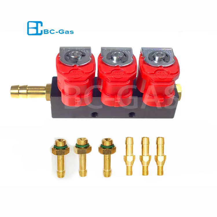Cng Rail Lpg 3cyl 4cyl lpg Injectors Nozzle Fuel Gas Equipment for Auto