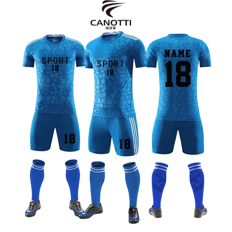 
2021 Latest Football Jersey Printing Numbers Cheap Customized With Name Club Training Quick Dry Football uniform 