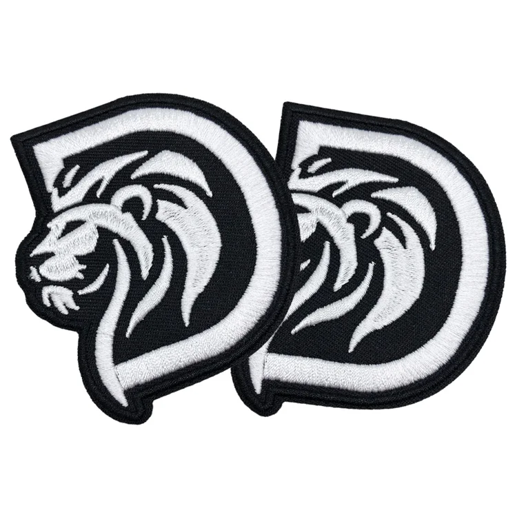 Custom Iron Patch Embroidery Fashion Logo Large Embroidered Patches For Hats