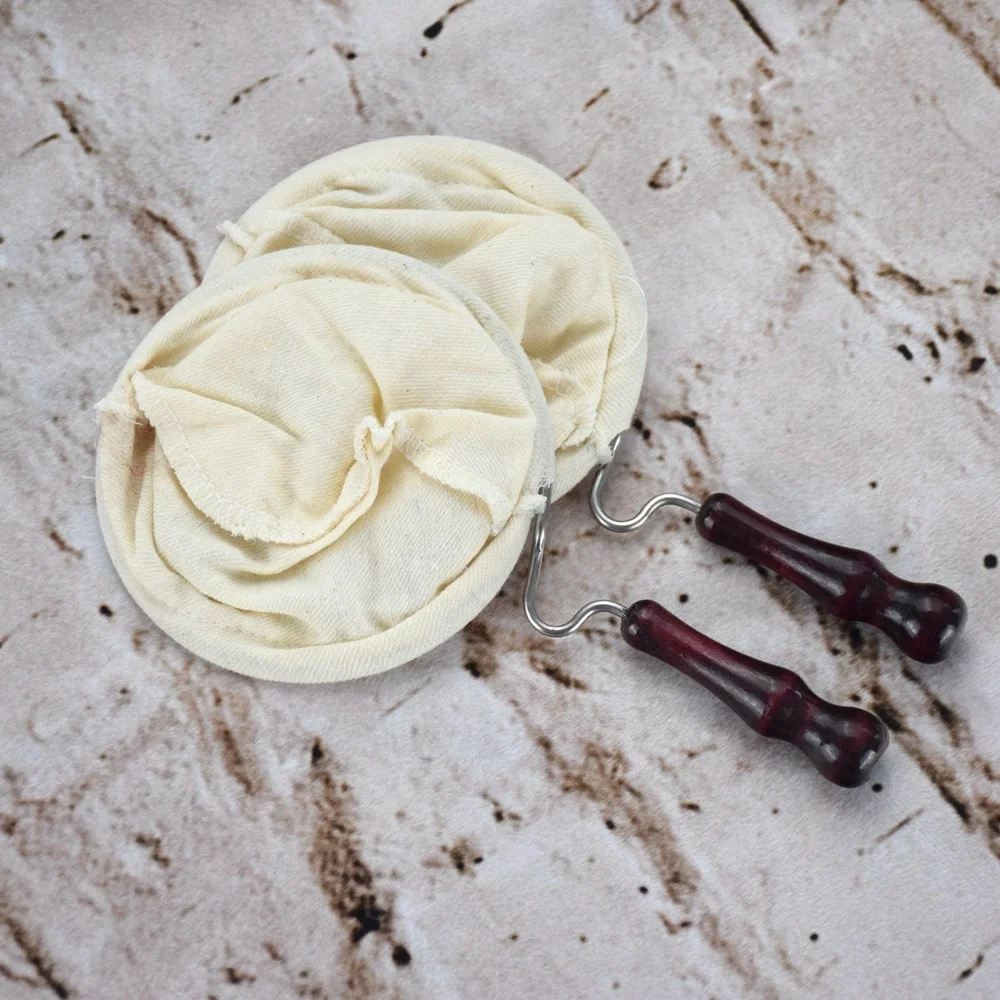 
Ecocoffee Reusable Coffee Brewer Filter Bag Flannel Cloth Coffee Tea Strainer with Stainless handle coffee maker F14/F15 
