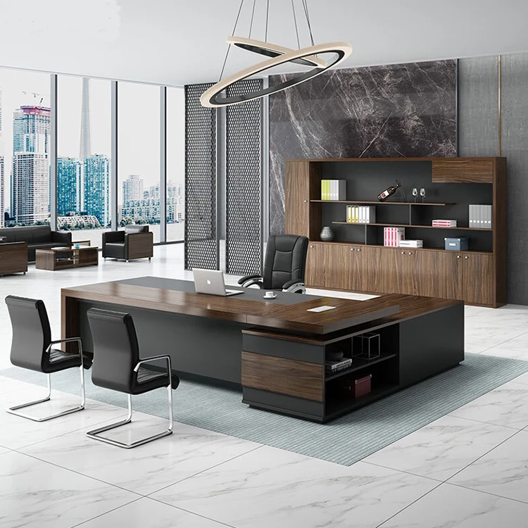 General Office Computer Desk mobilier de bureau Modern Wooden ceo Office Furniture Executive Desk