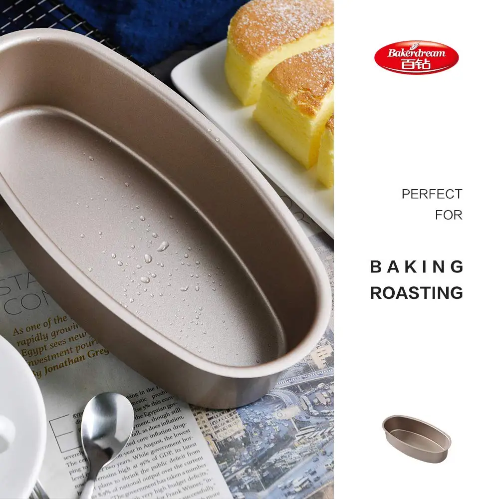 Bakerdream Oval Cheesecake Pan Nonstick Cheesecake Mold Baking Pan Cake Pan Bakeware
