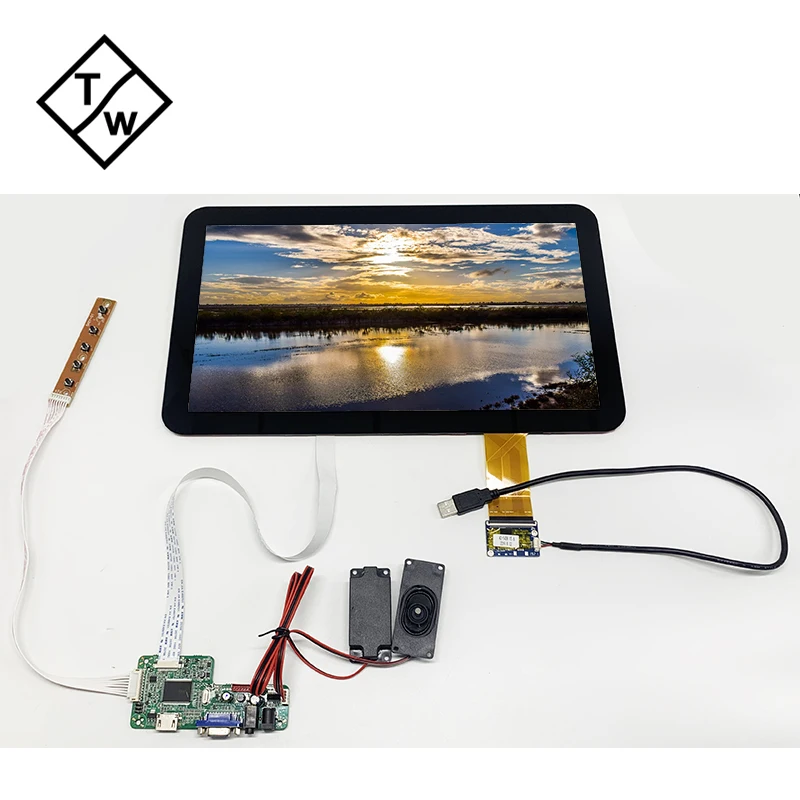 15.6 inch LCD Panel 1920*1080 Naked Touch Screen Display for POS ATM