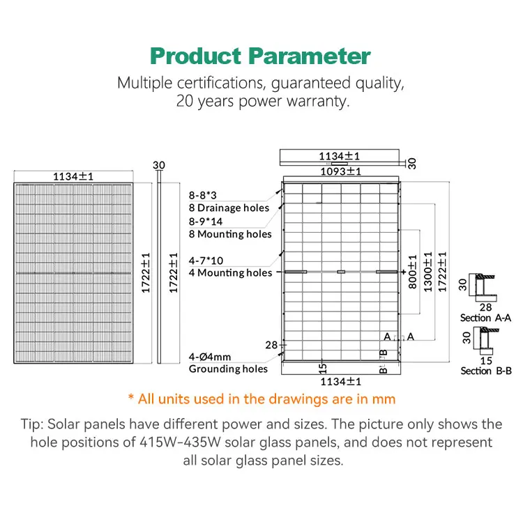 High quality Solar Panel 700W 144 Cell Half Cut 650W 660W 670W 680W 700W 800W Photovoltaic Panel PV Module