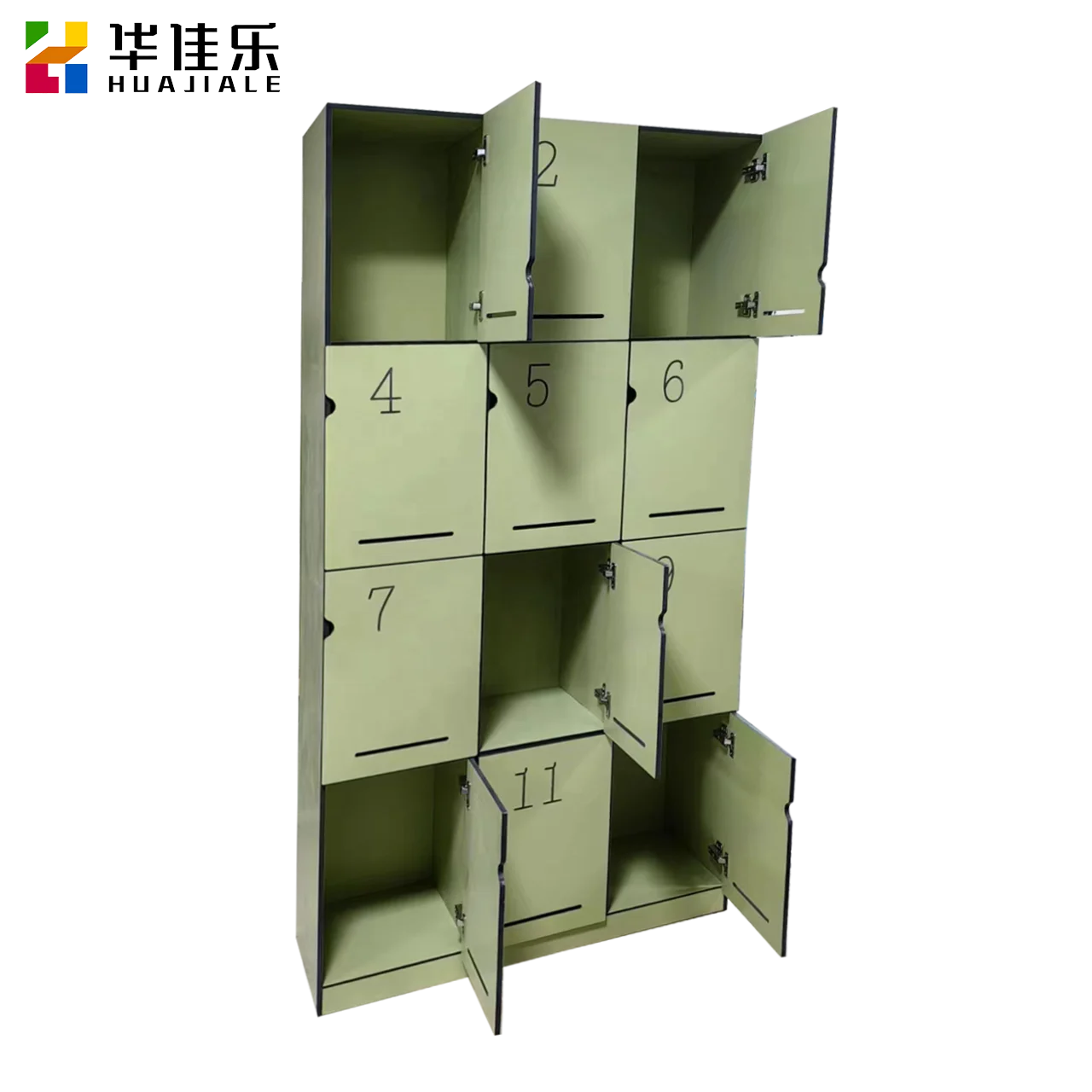 Compact Waterproof Laminate Gym Lockers and Bench for Home or Commercial Furniture Use