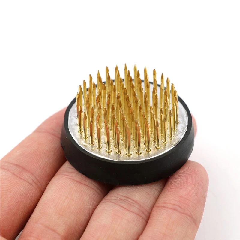 Hot Sale Japanese Style Brass Ikebana Kenzan Flower Pin Frog for Household Flower Arrangement