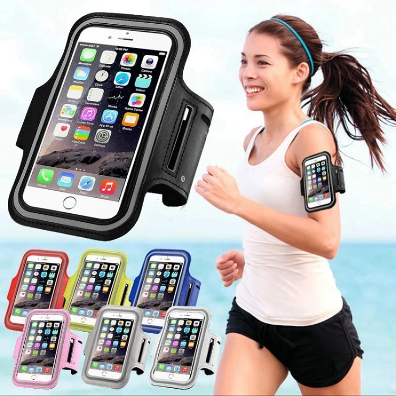 Outdoor Sports Phone Holder Armband Case for Samsung Gym Running Phone Bag Arm Band Case for iPhone 11 xs max 6.5 inch