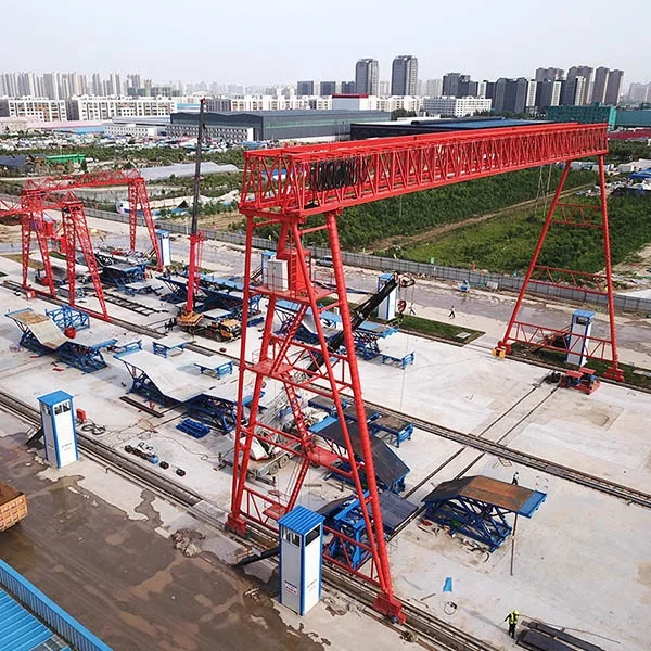 Customized Truss Type Double Girder Hydraulic Gantry Crane 100 Ton 120 Ton with Factory Price
