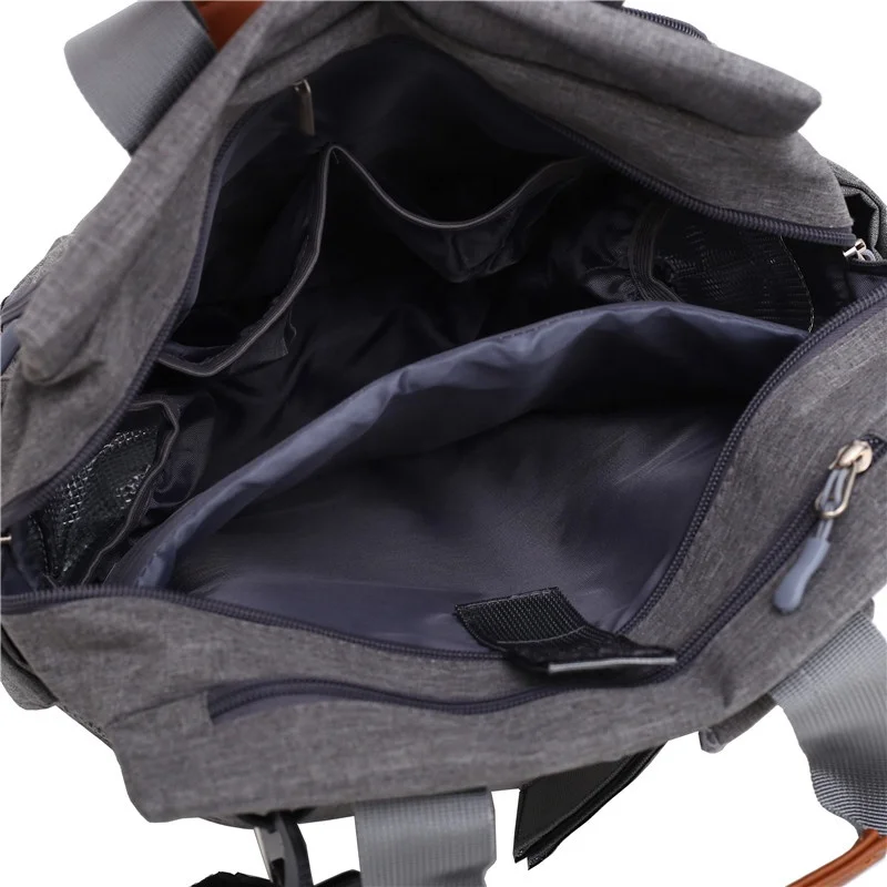 High quality low moq large waterproof outdoor travel hand tote pink blue 3in1set baby backpack for mom diaper bag baby