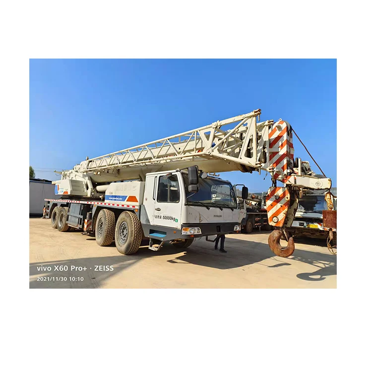 2014  Used all terrain crane  80 Tons Telescopic Boom Zoonlion  80t Truck  Crane for Sale