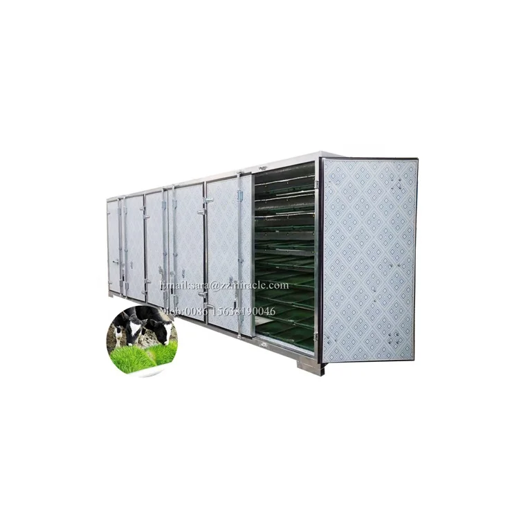 Made in China best price livestocks animal feed fresh grass fodder sprout hydroponic machine