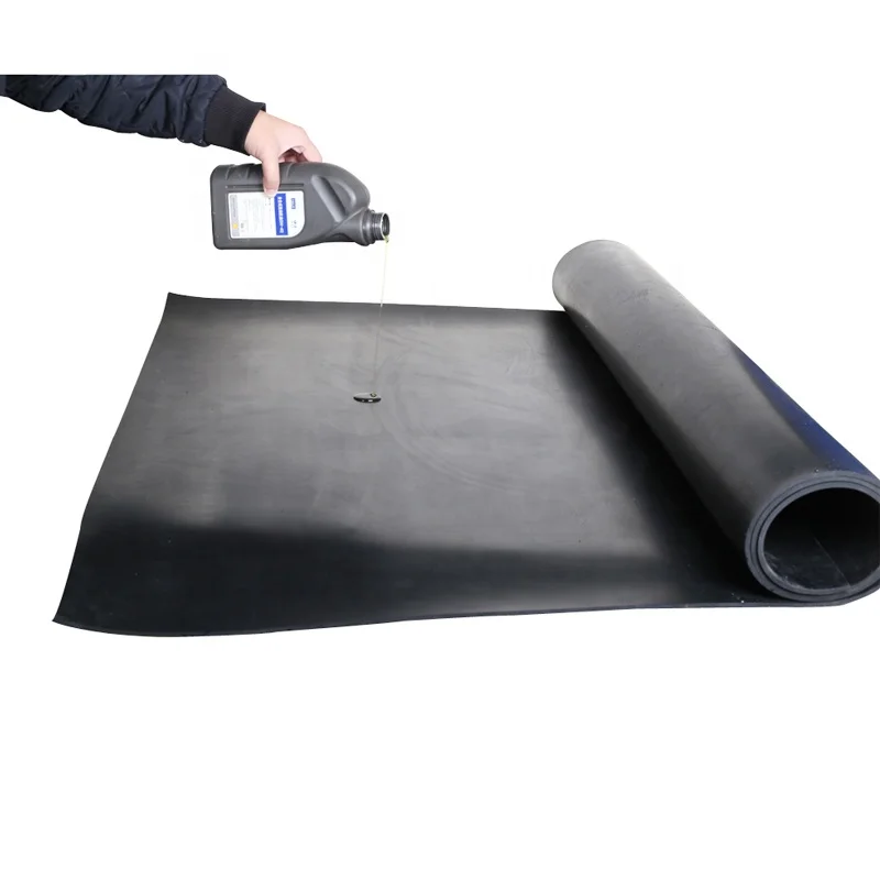 Industrial use oil resistant abrasion resistance waterproof fireproof rubber mat sheet roll