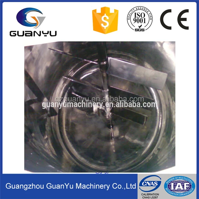 2020 hot selling stainless steel mixing tank with agiator for liquid mixer